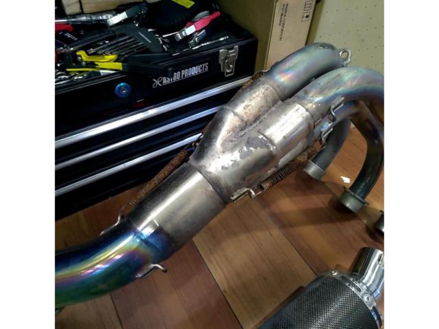 YOSHIMURA チタンエキパイ/カーボンサイレンサー CB400SF/NC39