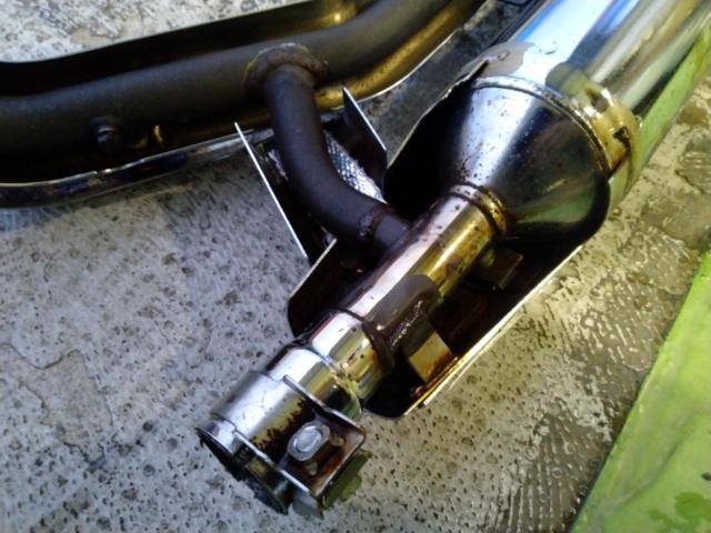 YAMAHA ドラッグスター400/4TR 純正マフラー