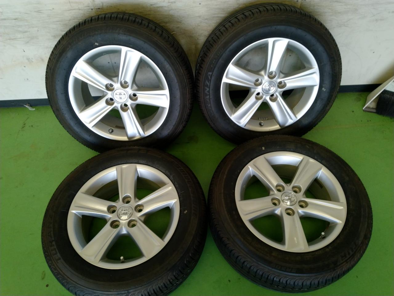 トヨタ(TOYOTA)  マークX/130系 純正ホイール  + BRIDGESTONE TURANZA ER300