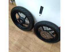 SUZUKI
Original wheel
Front and rear set for Address 110