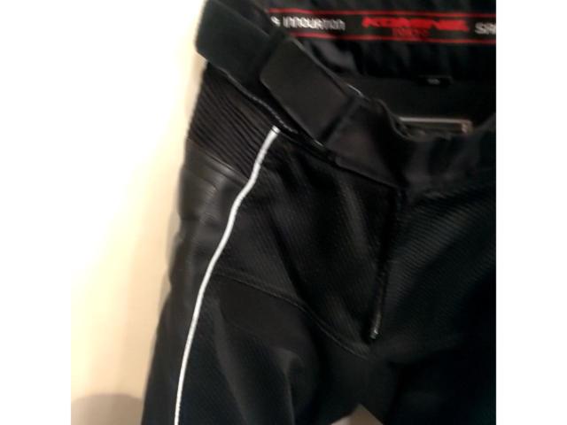 KOMINE PK-709 ニースライダーレザーメッシュパンツ サイズ:L