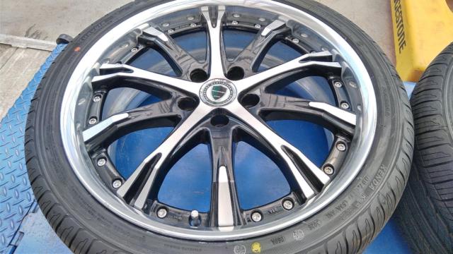 【クラウン・マークXなど♪セダン車に♪】WORK SCHWERT SC4  + KENDA KR32 ★新品タイヤ付き!★