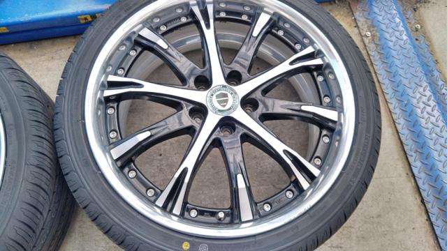 【クラウン・マークXなど♪セダン車に♪】WORK SCHWERT SC4  + KENDA KR32 ★新品タイヤ付き!★