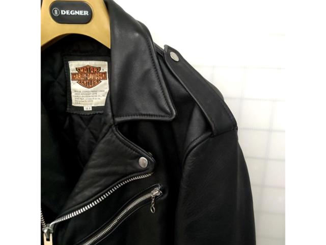 【サイズ:36R】HARLEY DAVIDSON ダブルライダースジャケット