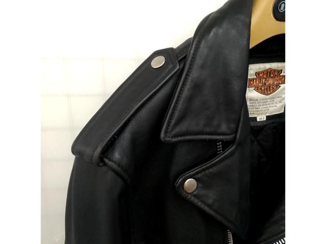 【サイズ:36R】HARLEY DAVIDSON ダブルライダースジャケット