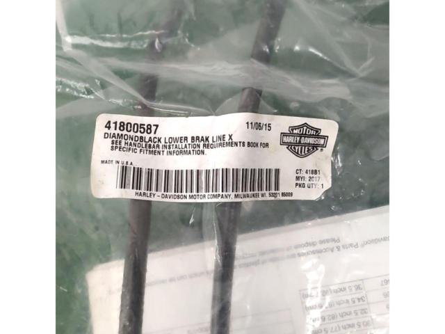 Harley Davidson DIAMONDBLACK LOWER BRAKE LINE KIT 41800587