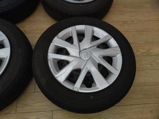 ホンダ純正  N-BOX JF1、JF2 純正ホイール+BRIDGESTONE NEWNO