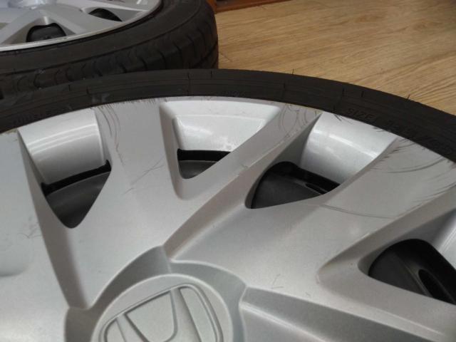 ホンダ純正  N-BOX JF1、JF2 純正ホイール+BRIDGESTONE NEWNO