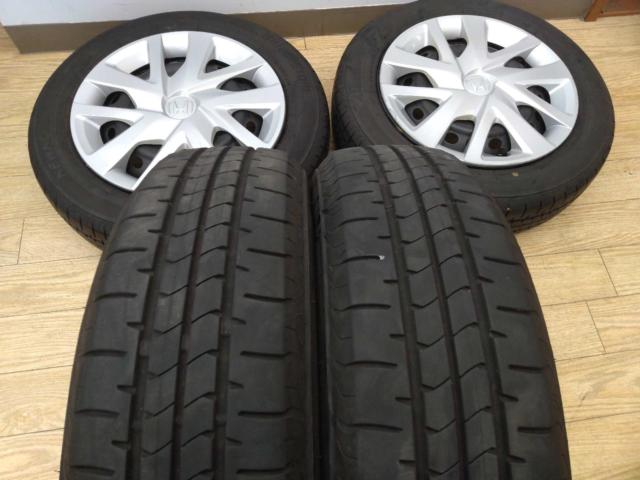 ホンダ純正  N-BOX JF1、JF2 純正ホイール+BRIDGESTONE NEWNO