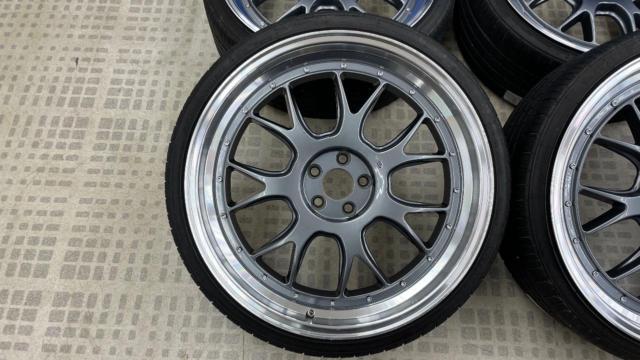 メーカー不明 LM風メッシュホイール+GRENLANDER L-ZEAL56