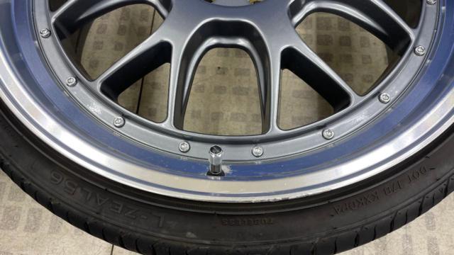 メーカー不明 LM風メッシュホイール+GRENLANDER L-ZEAL56