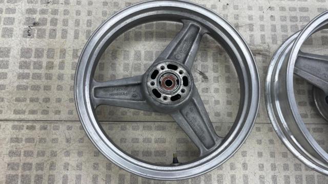 【ゼファー750/’91/ZR750C】Kawasaki 純正ホイール フロントリアセット+ショートパーツセット