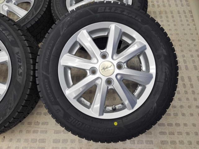 【バランス調整済み】RING TECHS SOFEEL スポークホイール  +【 BRIDGESTONE BLIZZAK VRX3 155