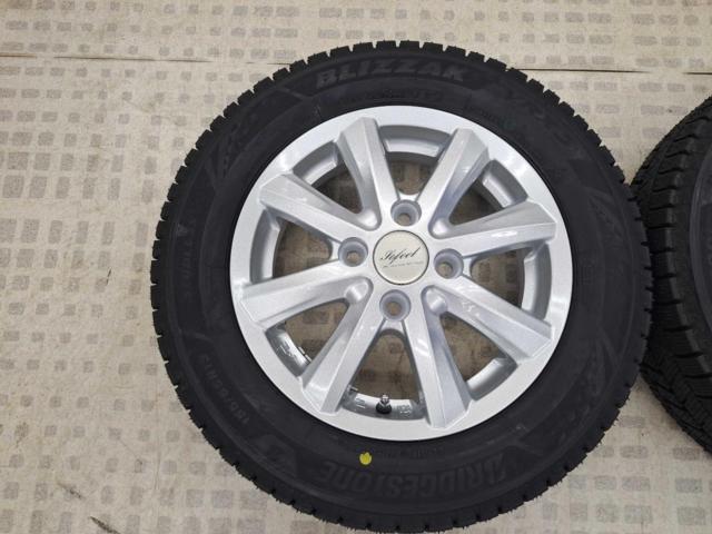 【バランス調整済み】RING TECHS SOFEEL スポークホイール  +【 BRIDGESTONE BLIZZAK VRX3 155