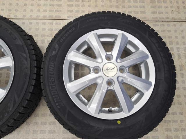 【バランス調整済み】RING TECHS SOFEEL スポークホイール  +【 BRIDGESTONE BLIZZAK VRX3 155