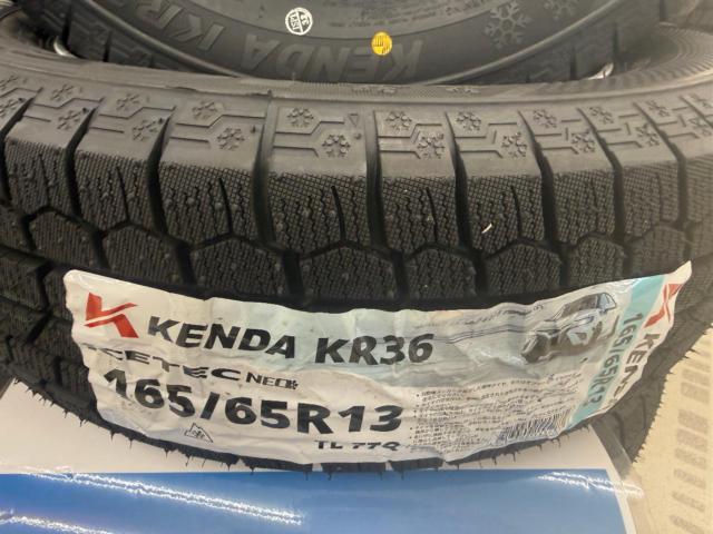 【バランス調整済み】RING TECHS SOFEEL スポークホイール  +【26年製造 新品】KENDA(ケンダ) KR36 165/65R13 77Q