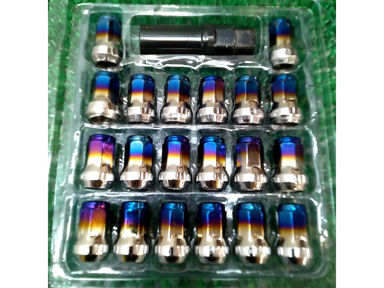 【17HEX M12xP1.25】チタン風 ホイール取付ナット