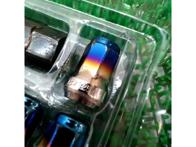 【17HEX M12xP1.25】チタン風 ホイール取付ナット