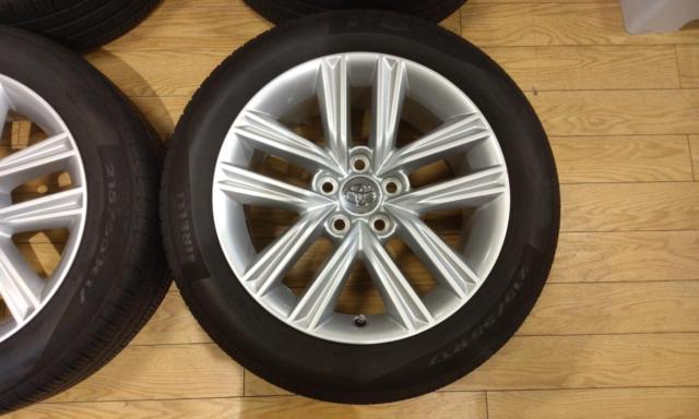 TOYOTA クラウン/210系前期純正ホイール + PIRELLI P8FS