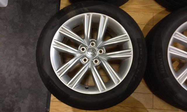 TOYOTA クラウン/210系前期純正ホイール + PIRELLI P8FS
