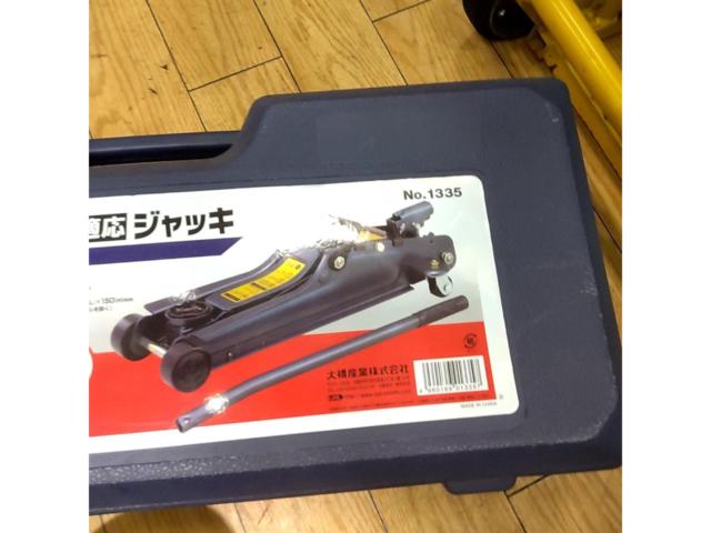 ※オイル漏れあり ワケアリ現状販売 BAL ローダウン油圧2tジャッキ  No.1335