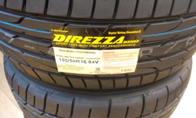 ★新品タイヤ4本セット★DUNLOP DIREZZA DZ102 195/50R16