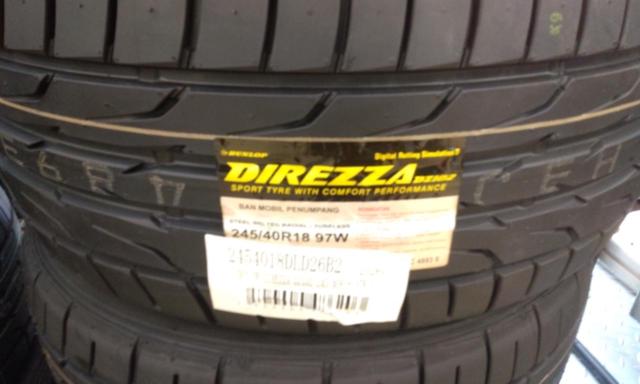 ★新品タイヤ4本セット★DUNLOP DIREZZA DZ102 245/40R18 97W XL
