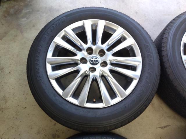 TOYOTA 60系ハリアー プレミアム純正ホイール+BRIDGESTONE DUELER H/L