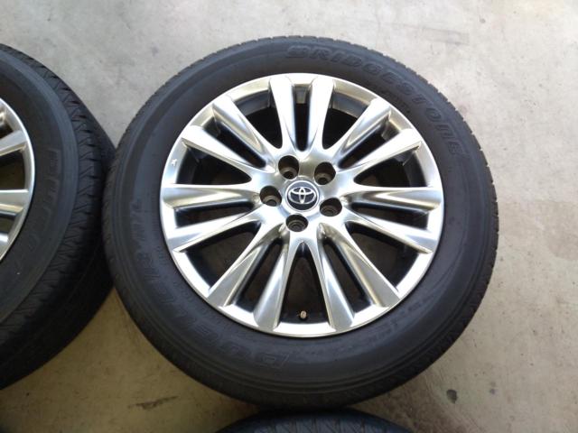TOYOTA 60系ハリアー プレミアム純正ホイール+BRIDGESTONE DUELER H/L
