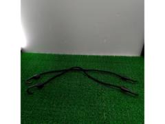 伸縮フックベルト 65cm ブラック 2本