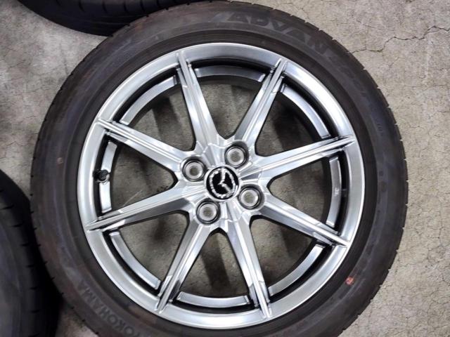 マツダ純正 ロードスター/ND 後期 Sレザーパッケージ Vセレクション 純正ホイール + YOKOHAMA ADVAN Sport V105 OE