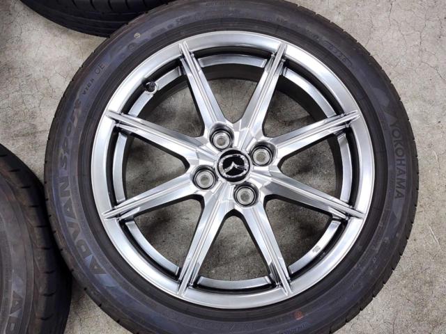 マツダ純正 ロードスター/ND 後期 Sレザーパッケージ Vセレクション 純正ホイール + YOKOHAMA ADVAN Sport V105 OE
