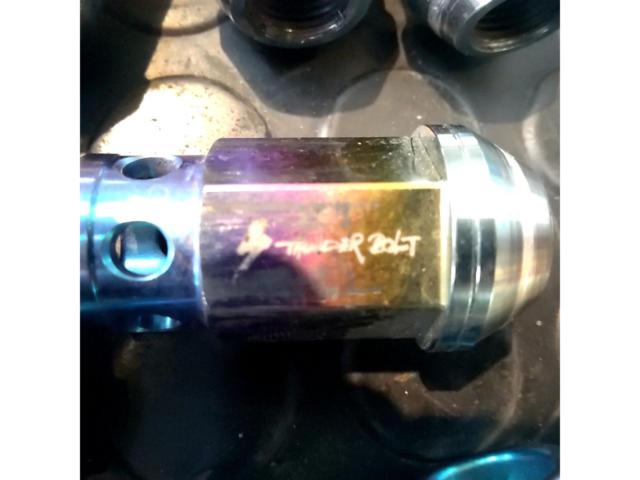 THUNDER
BLOT
Aluminum nut set
Titanium color
M 12 x P 1 .25
Twenty
H19mm