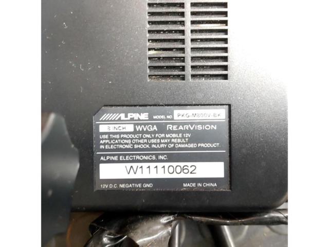 ALPINE
PKG-M800V-BK
8.0-inch LED
WVGA rear vision
