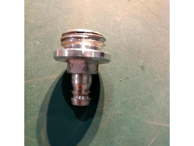 Surge hose cap