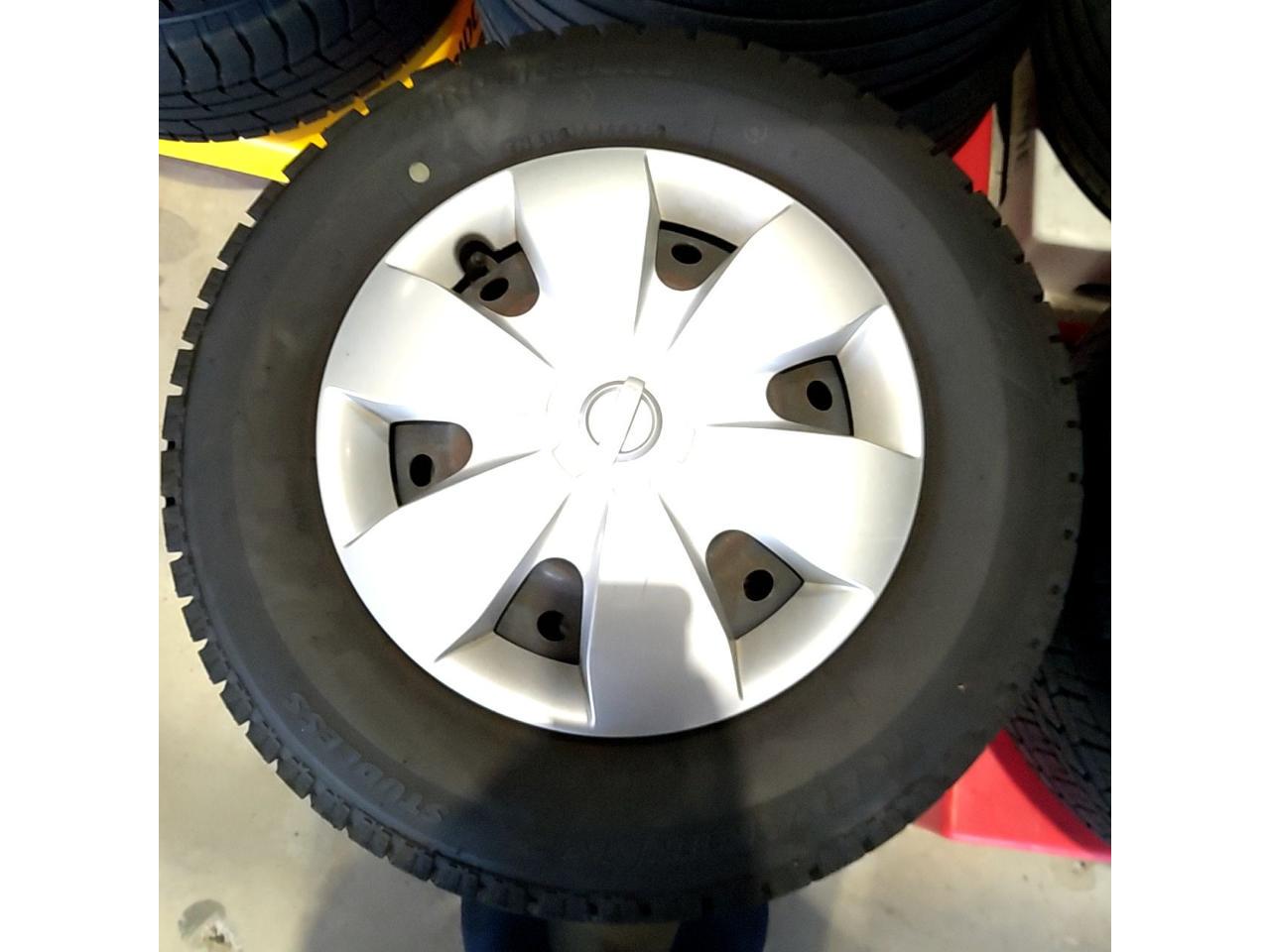 日産純正(NISSAN)  NISSAN MOCO スチールホイール  + BRIDGESTONE(ブリヂストン) BRIDGESTONE ICEPARTNER2 145/80-13