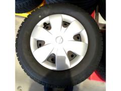 日産純正(NISSAN)  NISSAN MOCO スチールホイール  + BRIDGESTONE(ブリヂストン) BRIDGESTONE ICEPARTNER2 145/80-13