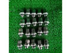 Genuine Toyota black chrome wheel nuts, M12xP1.5/21HEX