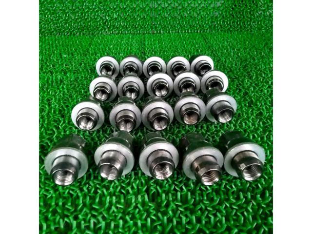 Genuine Toyota black chrome wheel nuts, M12xP1.5/21HEX