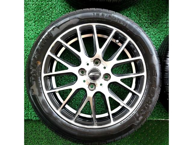 イエローハット F-Direction WM-8+MAZZINI ECO 207 165/55R15