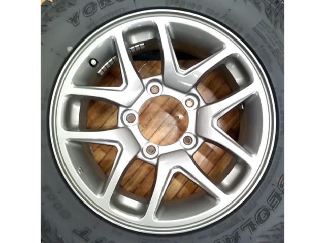 【スズキ純正】ジムニー(JB64W) 純正ガンメタホイール 4本+【YOKOHAMA】GEOLANDER M/T G003 195R16C 104/102Q 6PR 4本