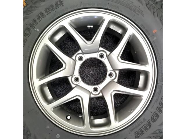 【スズキ純正】ジムニー(JB64W) 純正ガンメタホイール 4本+【YOKOHAMA】GEOLANDER M/T G003 195R16C 104/102Q 6PR 4本