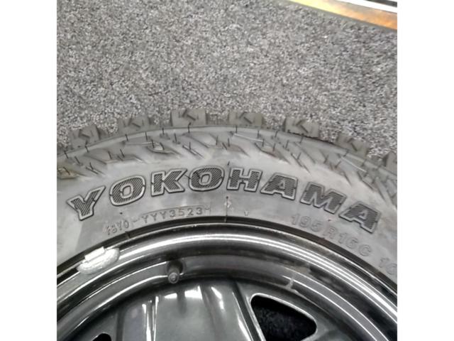 スズキ純正(SUZUKI)  JB64 ジムニー純正スチールホイール(1本)  + YOKOHAMA(ヨコハマ) GEOLAMDER M/T
