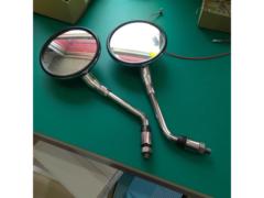 メーカー不明 丸形 メッキ ミラー M10 正ネジ