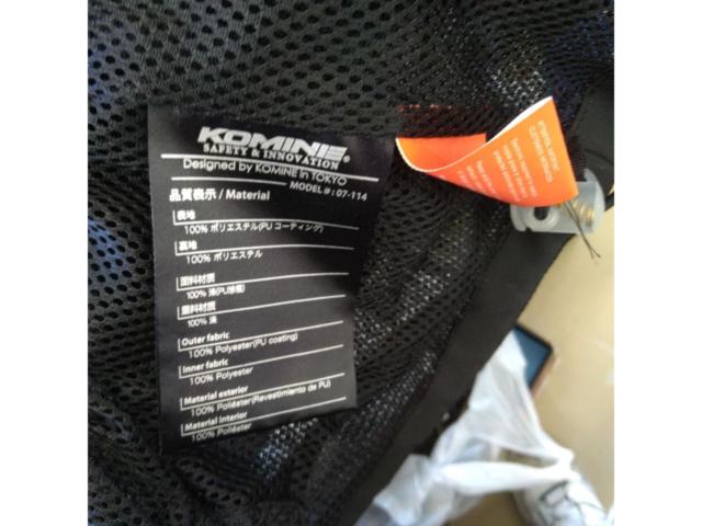 【KOMINE】[07-1143] プロテクトメッシュパーカー サイズ:S