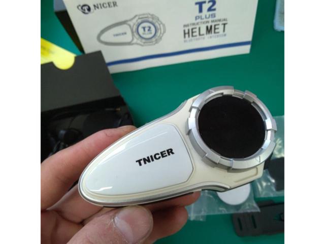 TNICER T2Plus ヘルメット用 Bluetooth 5.2 インカム