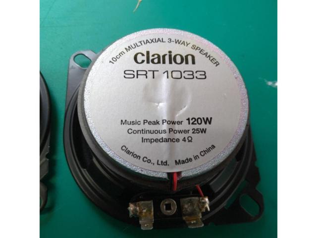 Clarion SRT1033 10cm3wayコアキシャルスピーカー