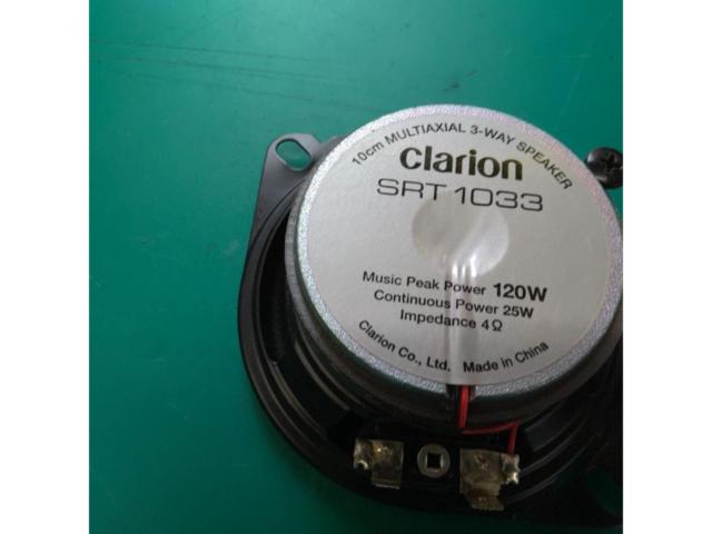 Clarion SRT1033 10cm3wayコアキシャルスピーカー
