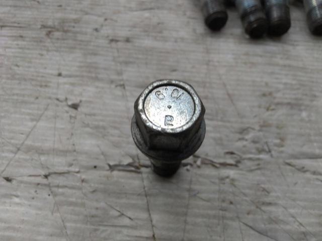 Bolts and nuts from an unknown manufacturer