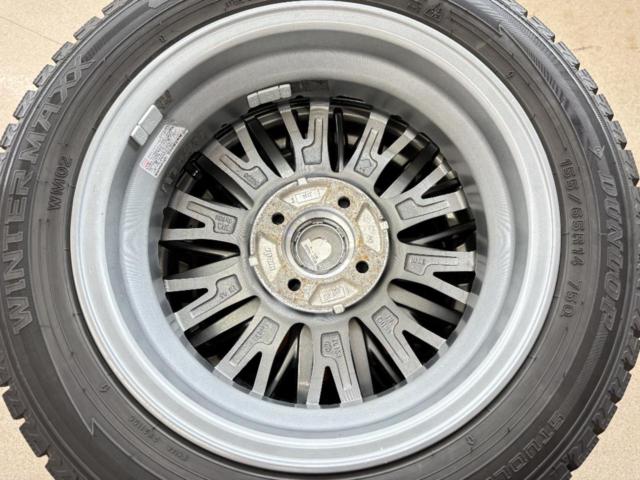 ravrion RM01+【DUNLOP】WINTERMAXX WM02 155/65R14 2023年製 4本セット